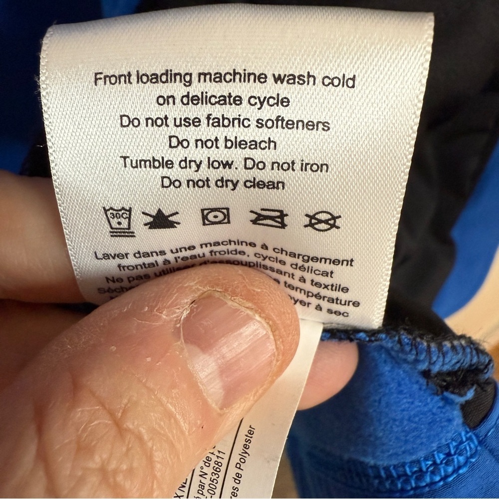 MEC Men's Vibrant Blue zip up Active wear Vest size Large - Picture 7 of 9